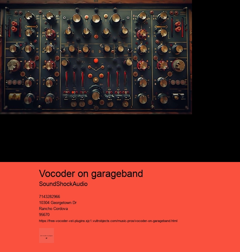 vocoder on garageband